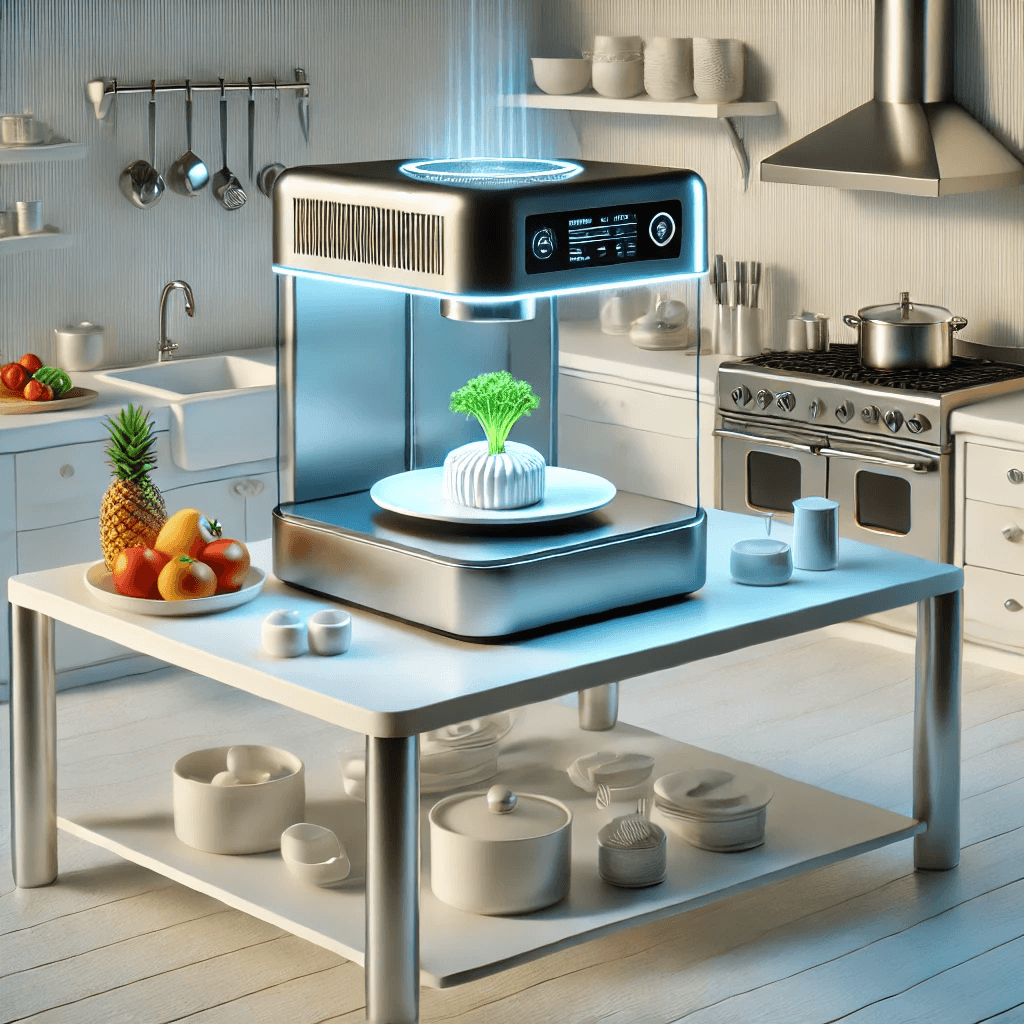 Футуристическая кухня с 3D-принтером